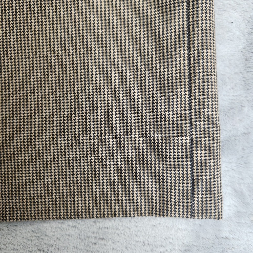 New Burberry London England Beige Wool Mohair Houndstooth Trousers IT 46 US 46 - Picture 2 of 15